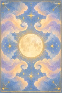 The Celestial Dreams deck back.
